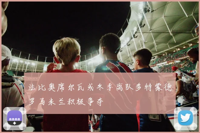 法比奥席尔瓦或冬季离队多特蒙德罗马米兰积极争夺